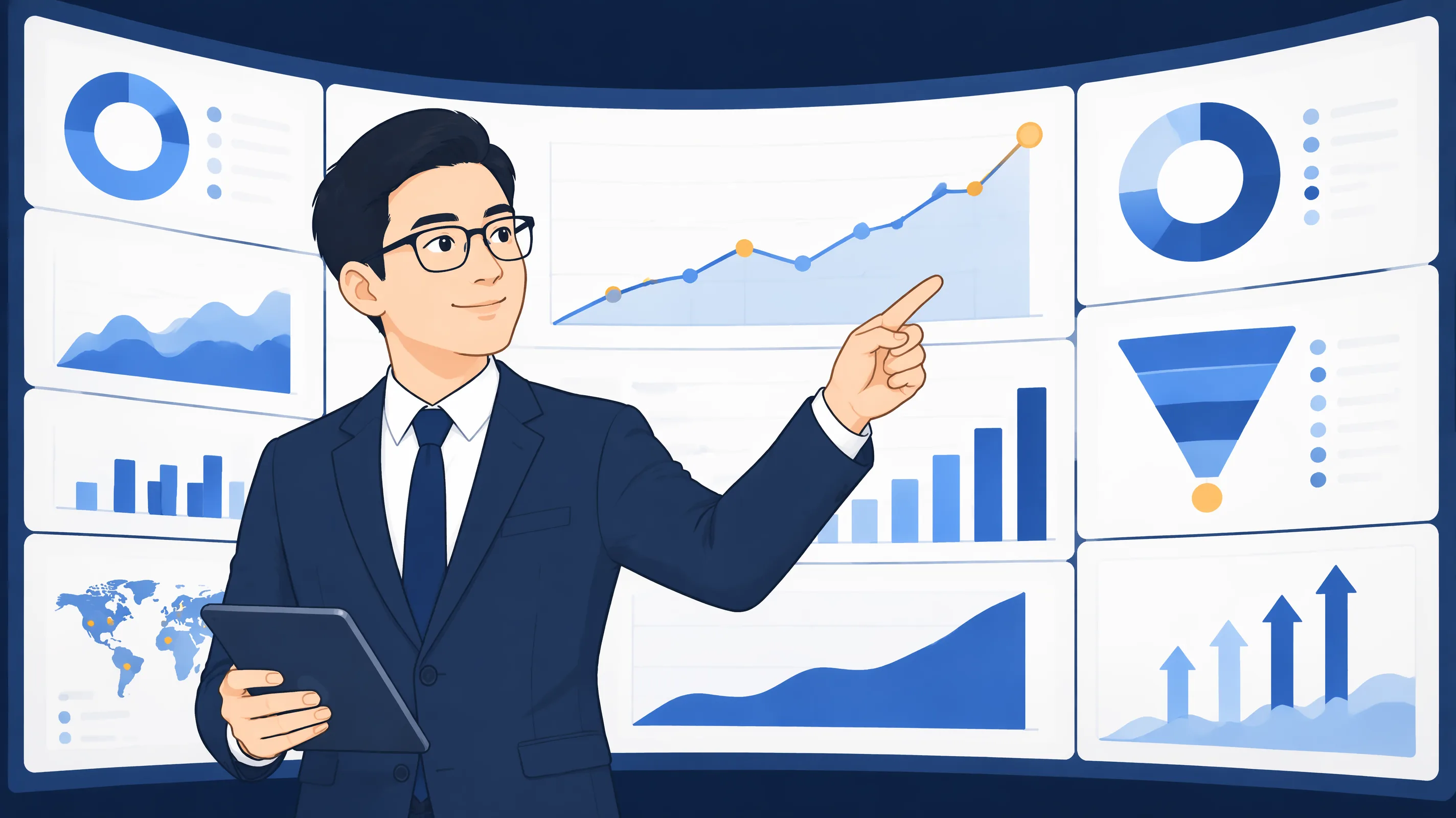 SEO 數據與搜尋分析品牌場景圖
