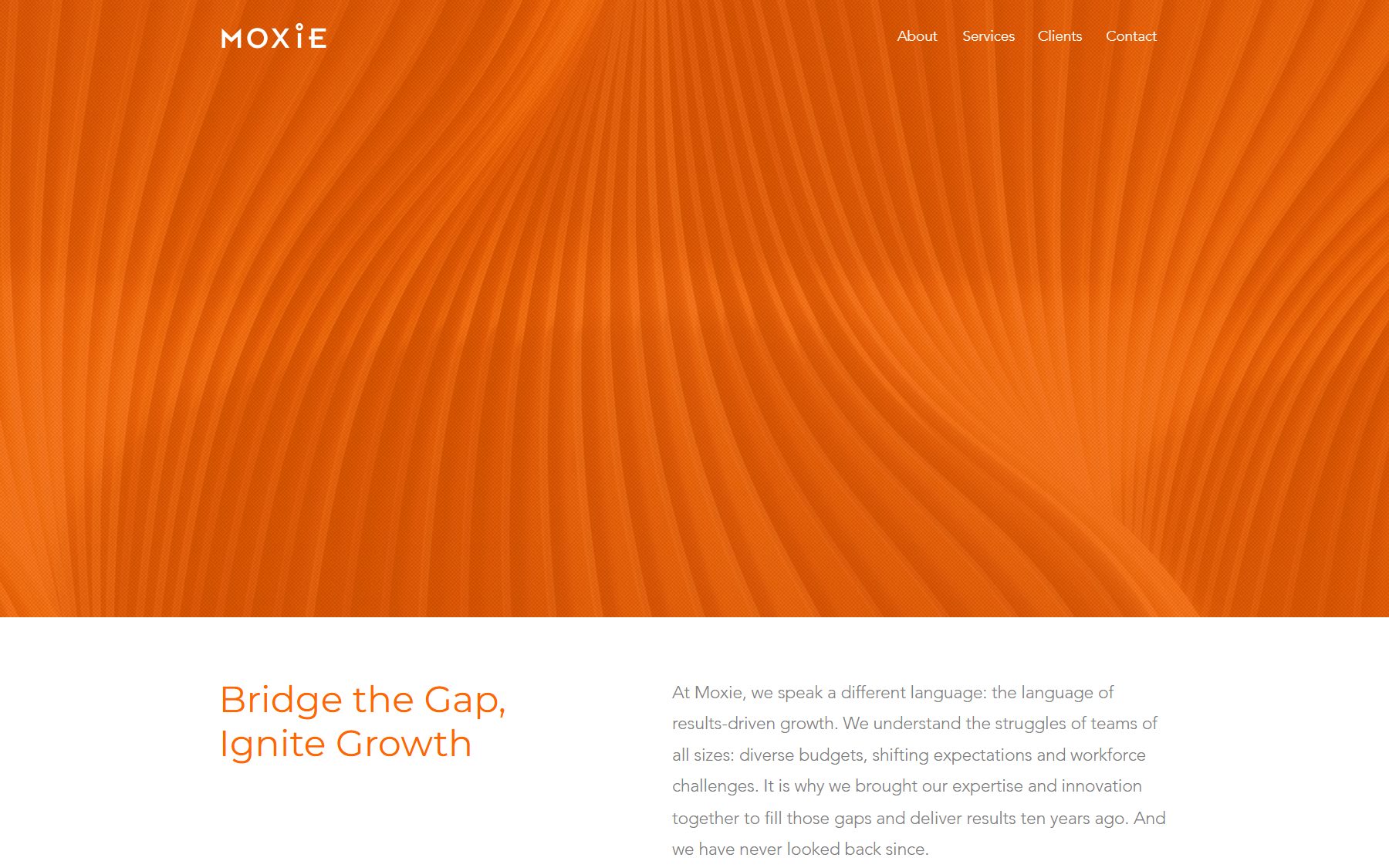 the-moxie.com 網站截圖